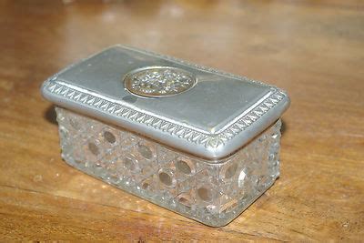 glass box metal lid registerd no 573344|Glass Box With Lid .